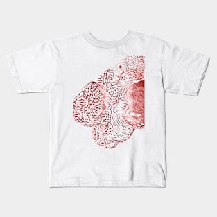 red discus fishes Kids T-Shirt